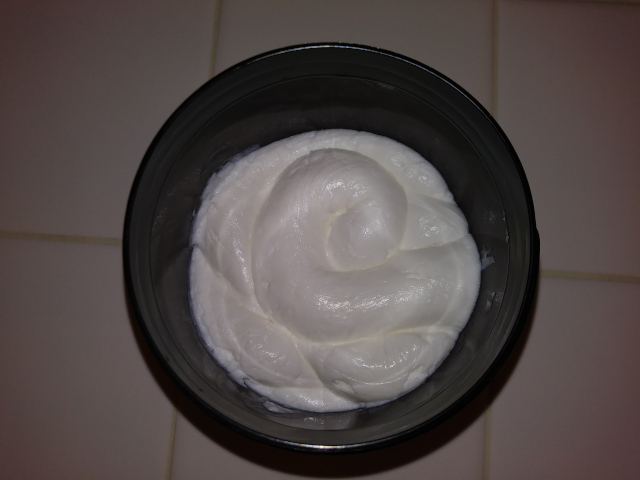 Settled Squeezed Lotion in Container